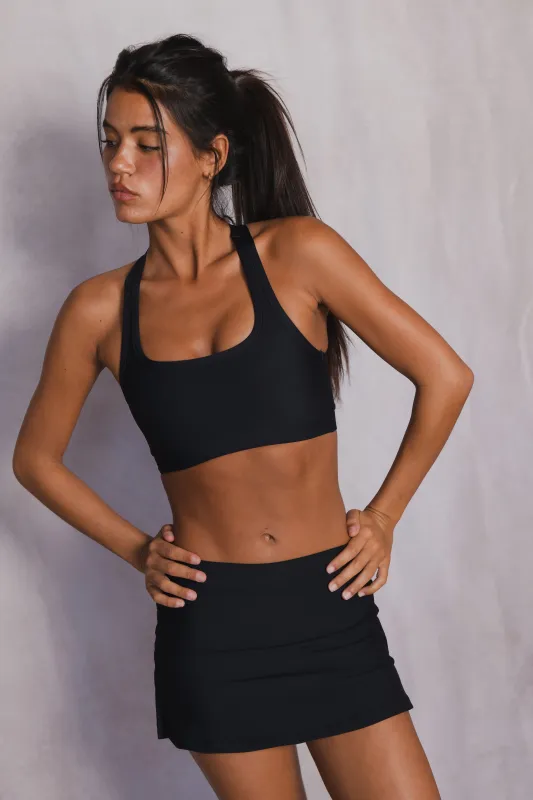 Shirley Sports Bra - Black sold by Skatie