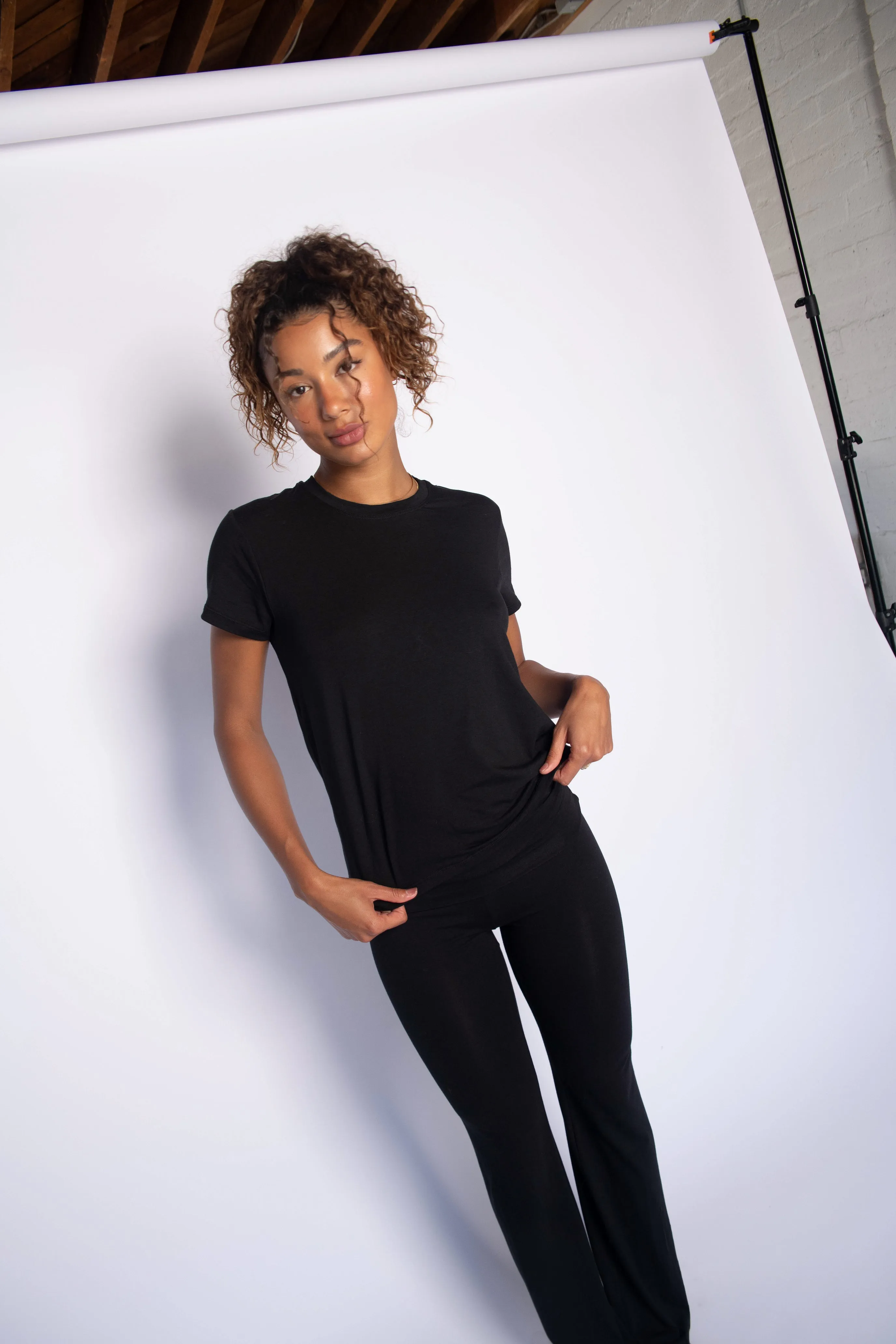 Sample Sale Bestie Tee Jersey - Black sold by Skatie product image thumbnail 2