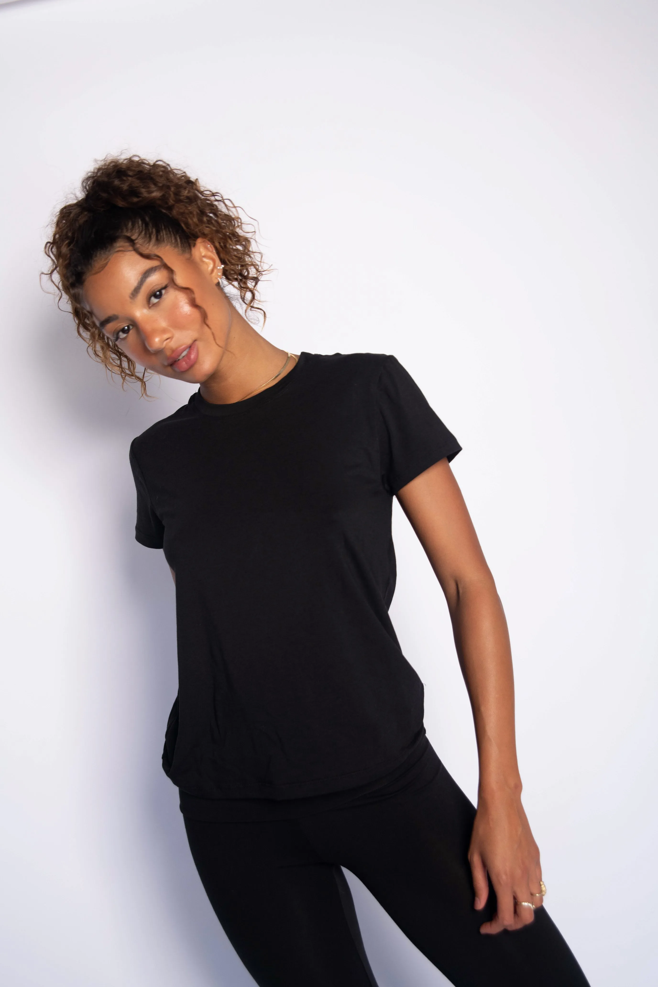 Sample Sale Bestie Tee Jersey - Black sold by Skatie