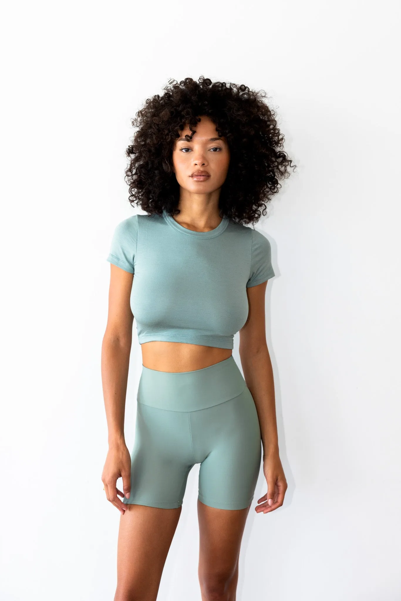 Cece Bike Short - Sage sold by Skatie product image thumbnail 2