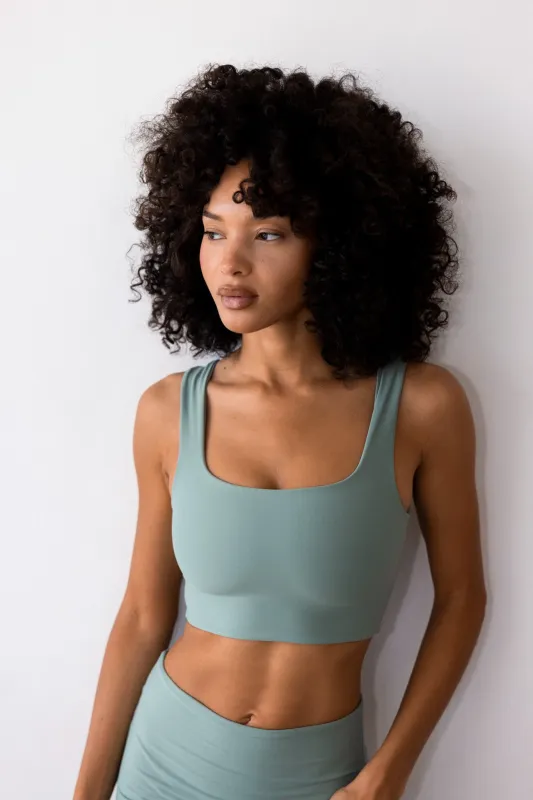 Carter Sports Bra - Sage sold by Skatie