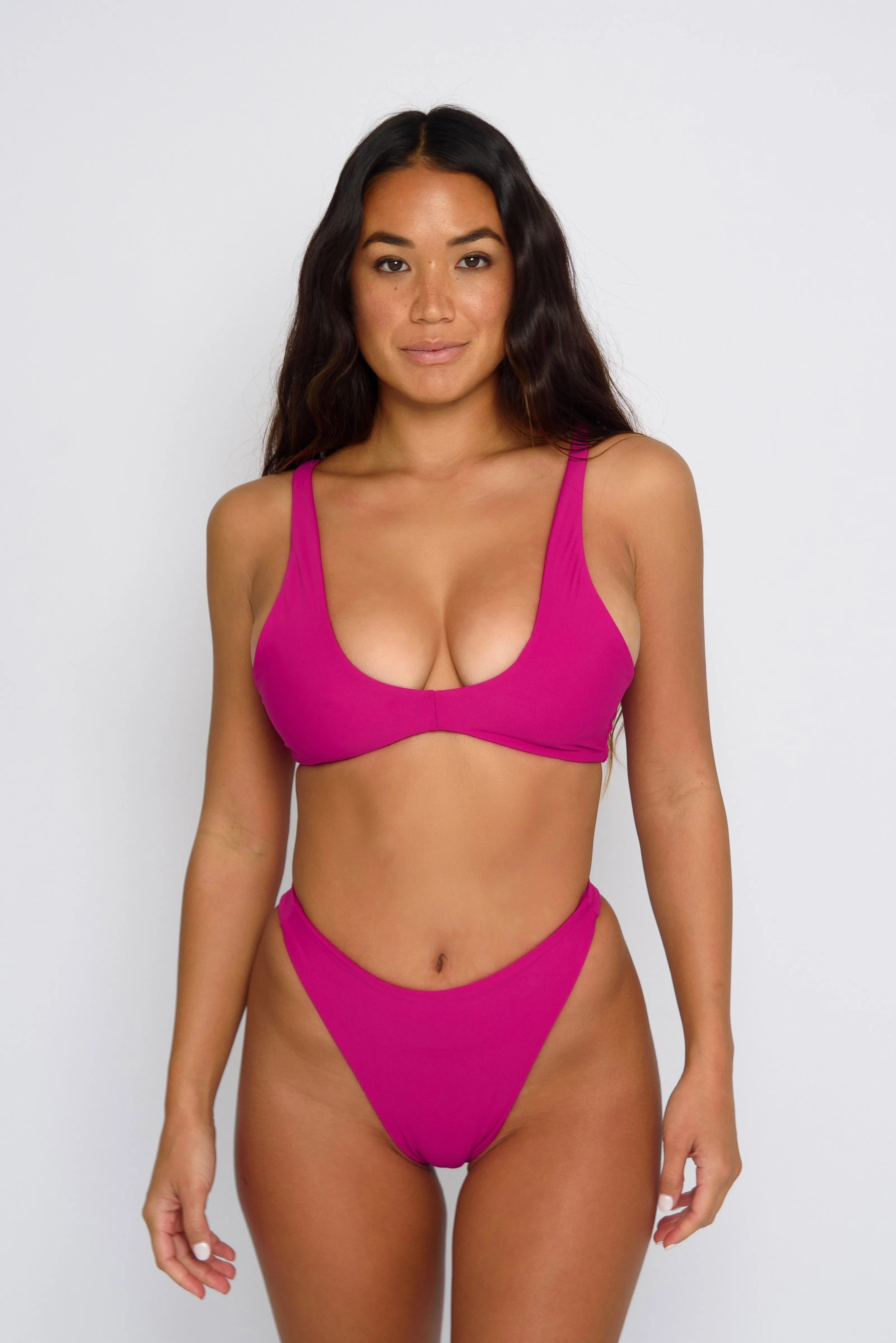 Wholesale Jasmine Top - Fuchsia sold by Skatie product image thumbnail 3