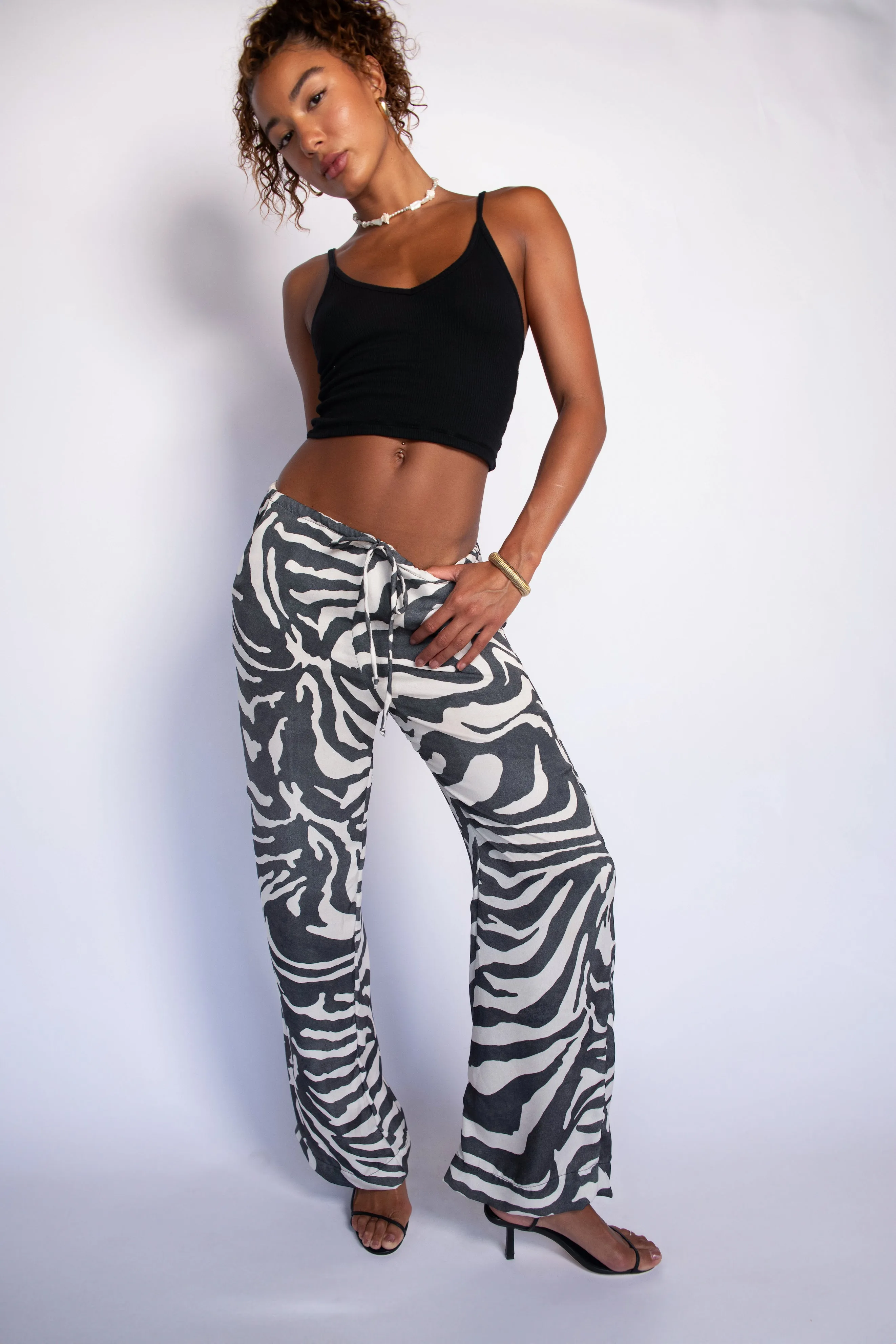 Wholesale Ava Pants Satin - Monte sold by Skatie