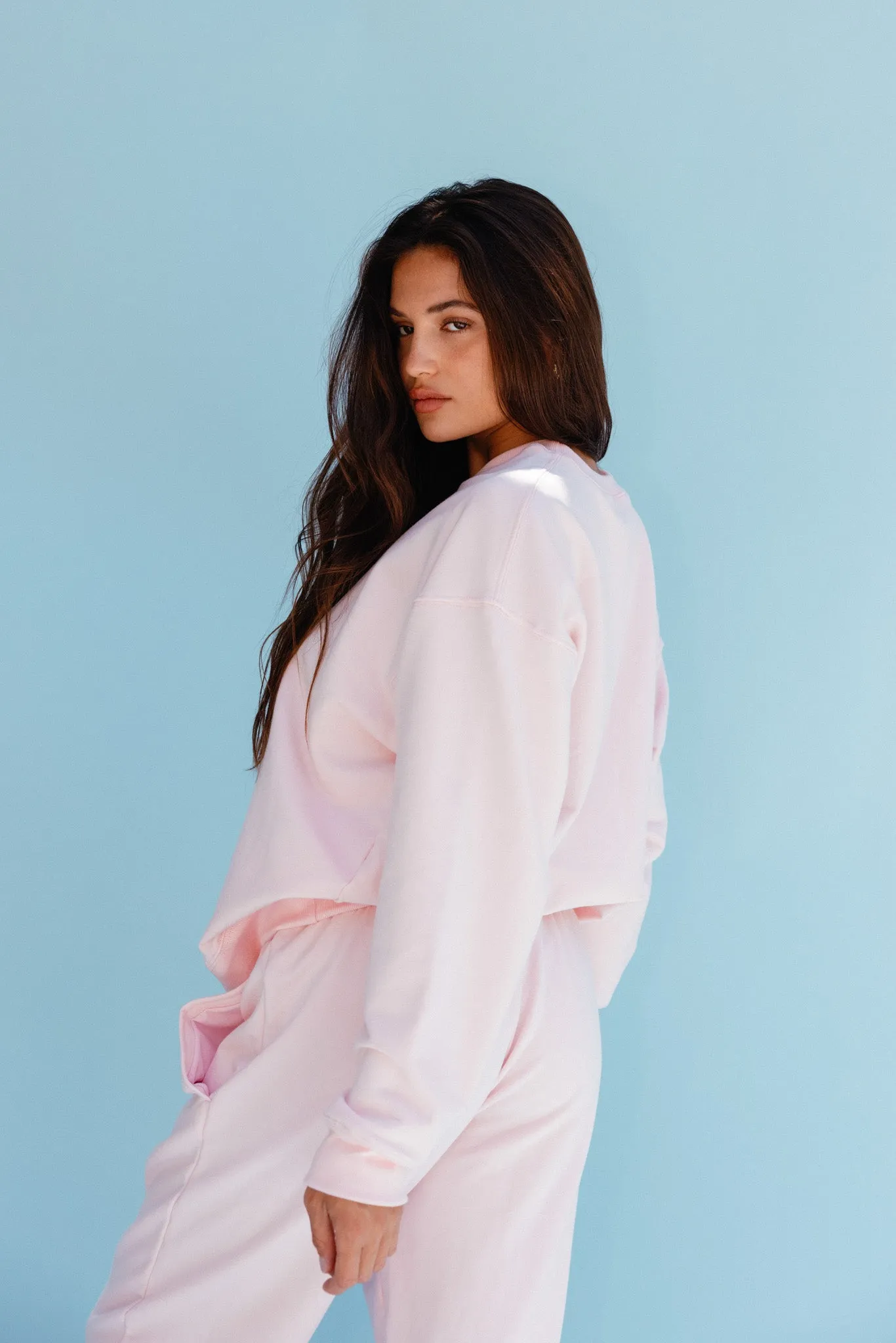 Wholesale CLOUDLUX Chris Crewneck - Bubblegum sold by Skatie product image thumbnail 2