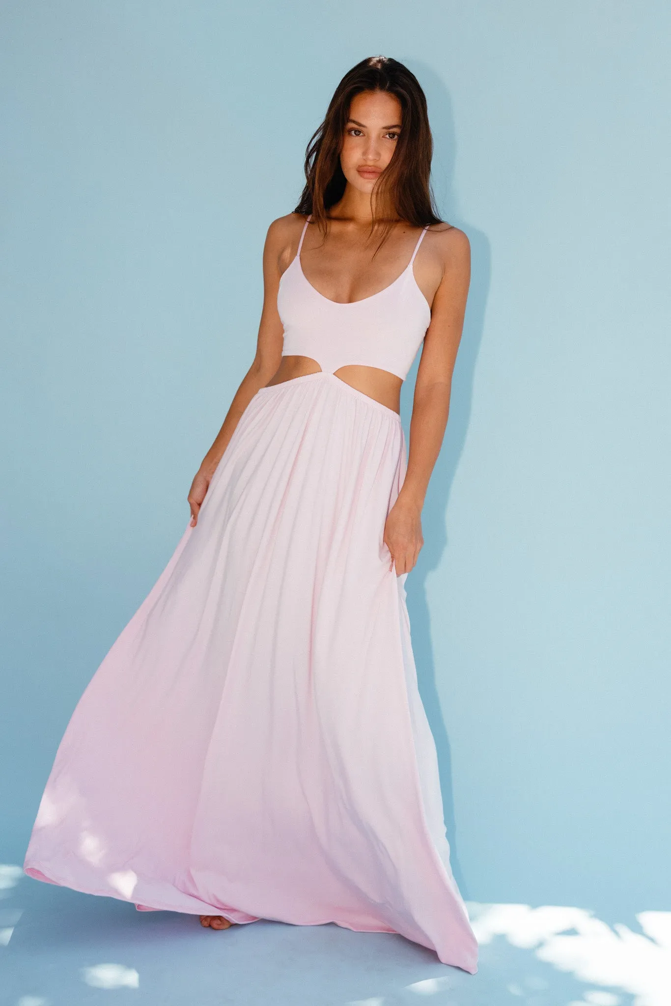 Wholesale Liza Dress Jersey - Bubblegum sold by Skatie