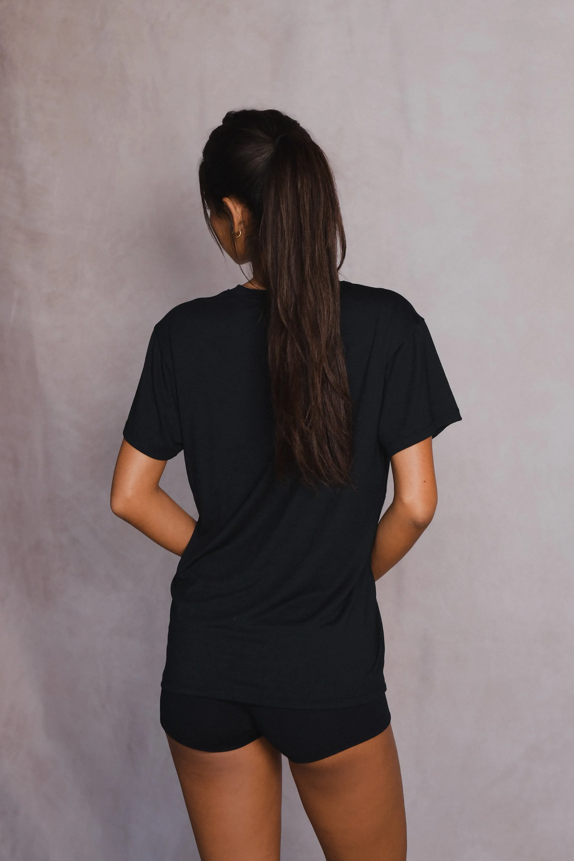 Wholesale Hubby Tee Jersey - Black sold by Skatie product image thumbnail 3