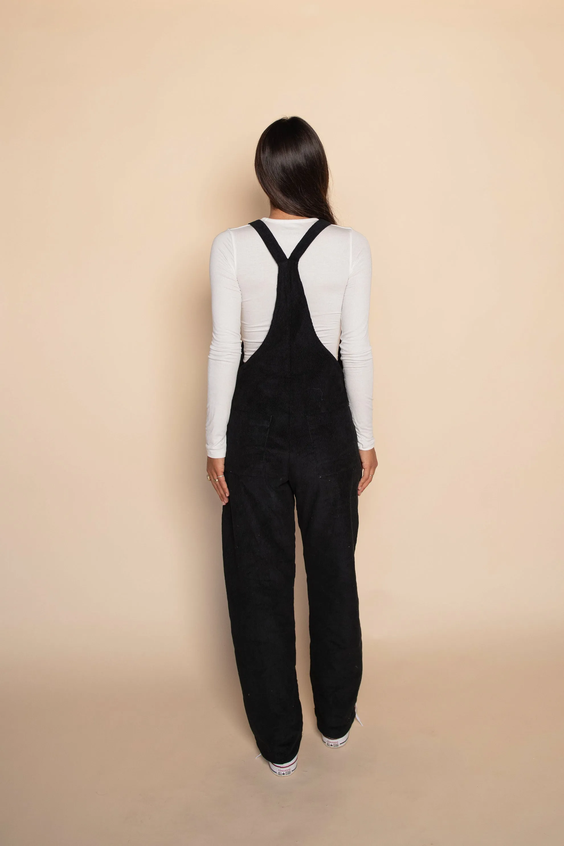 Maeve Overalls - Black Corduroy sold by Skatie product image thumbnail 3