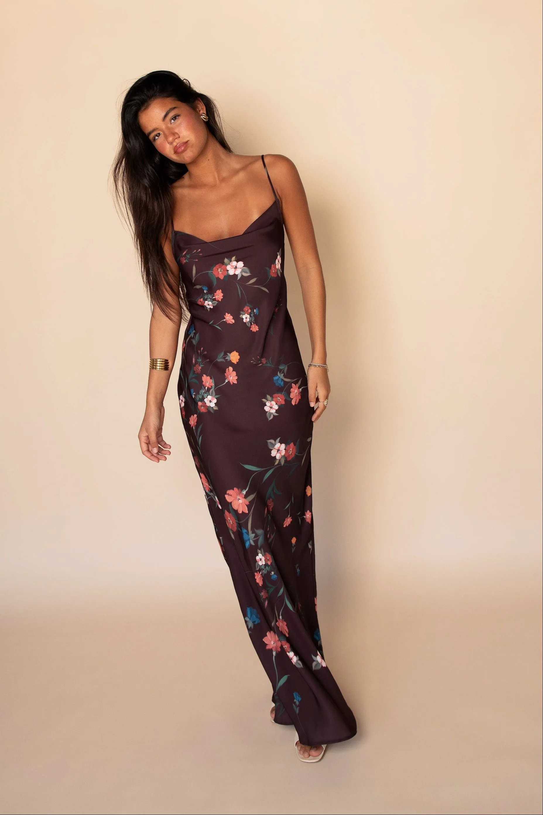 Samantha Maxi Dress Satin - Valley sold by Skatie product image thumbnail 4