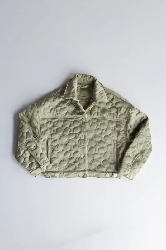 Quilted Bomber Jacket - Daisy sold by Skatie