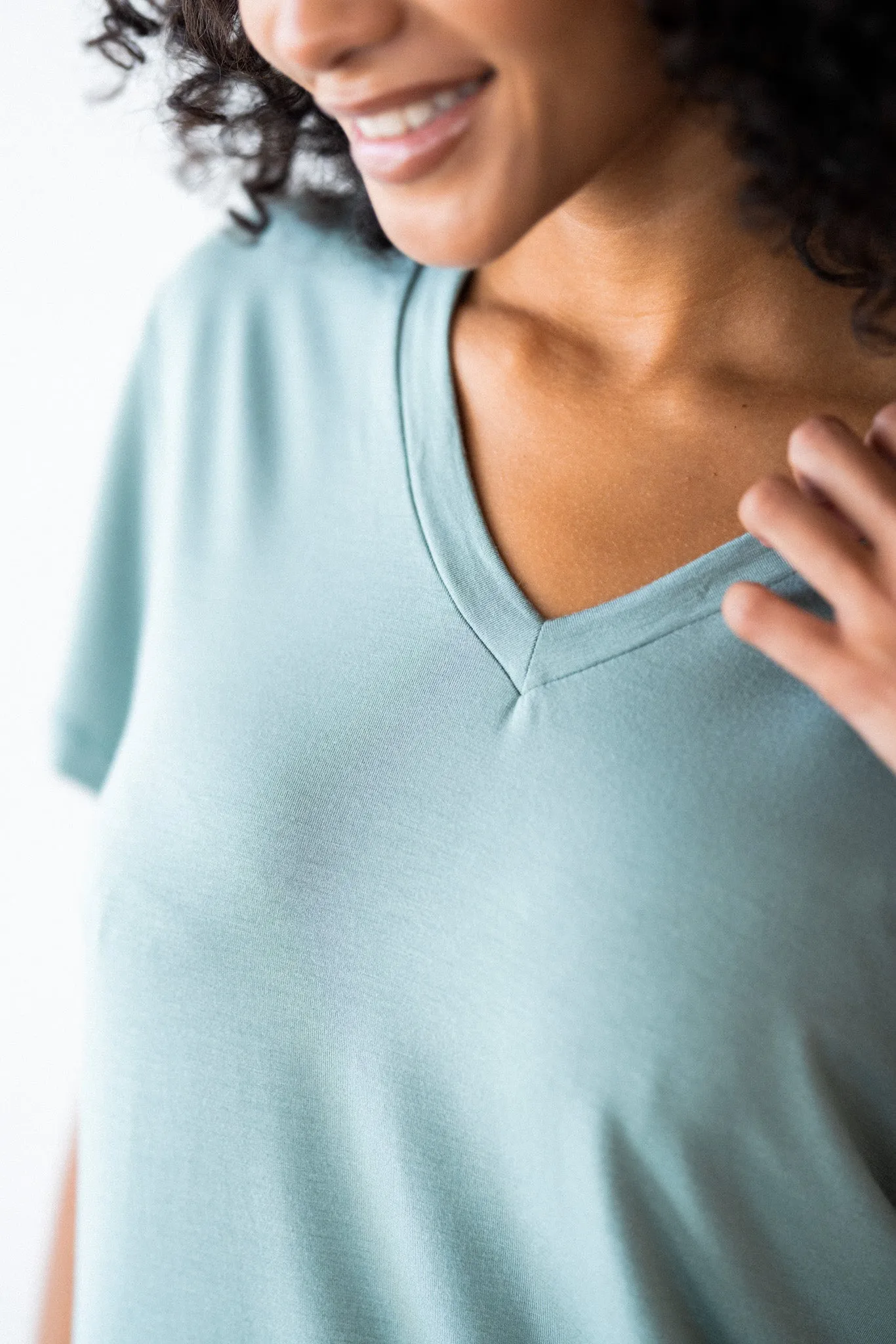 Wholesale Hubby Tee Jersey - Sage sold by Skatie product image thumbnail 4