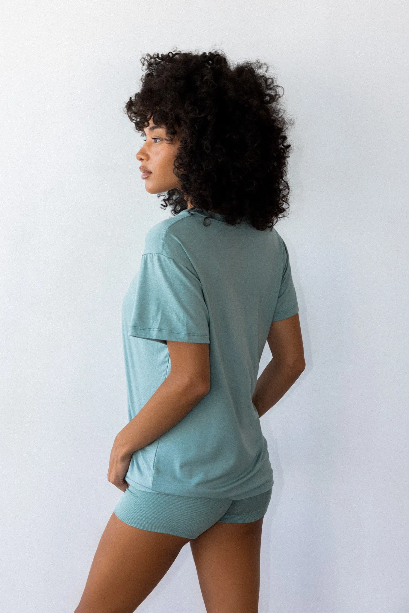 Wholesale Hubby Tee Jersey - Sage sold by Skatie product image thumbnail 2