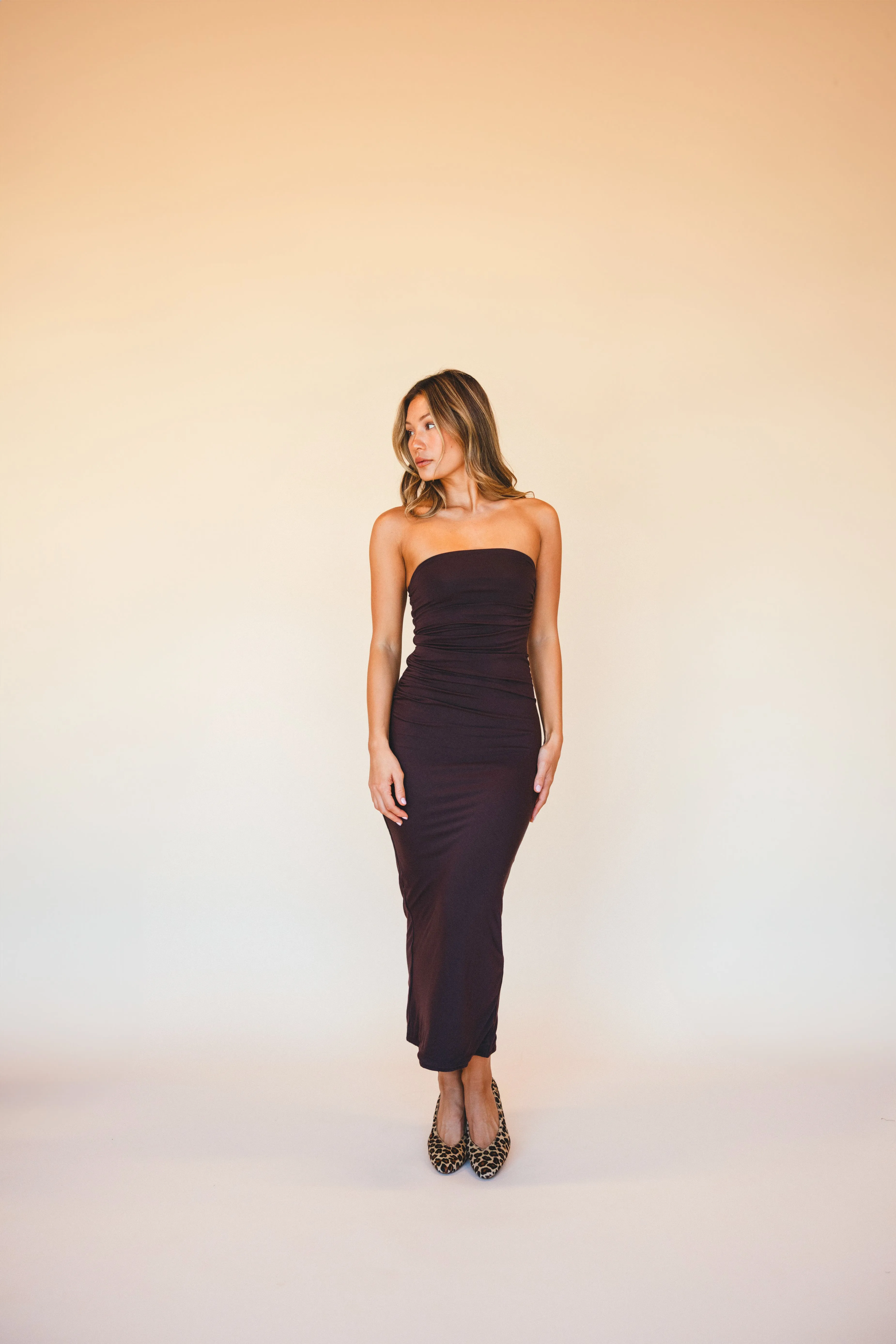Wholesale Tara Dress Jersey - Toasted sold by Skatie product image thumbnail 5