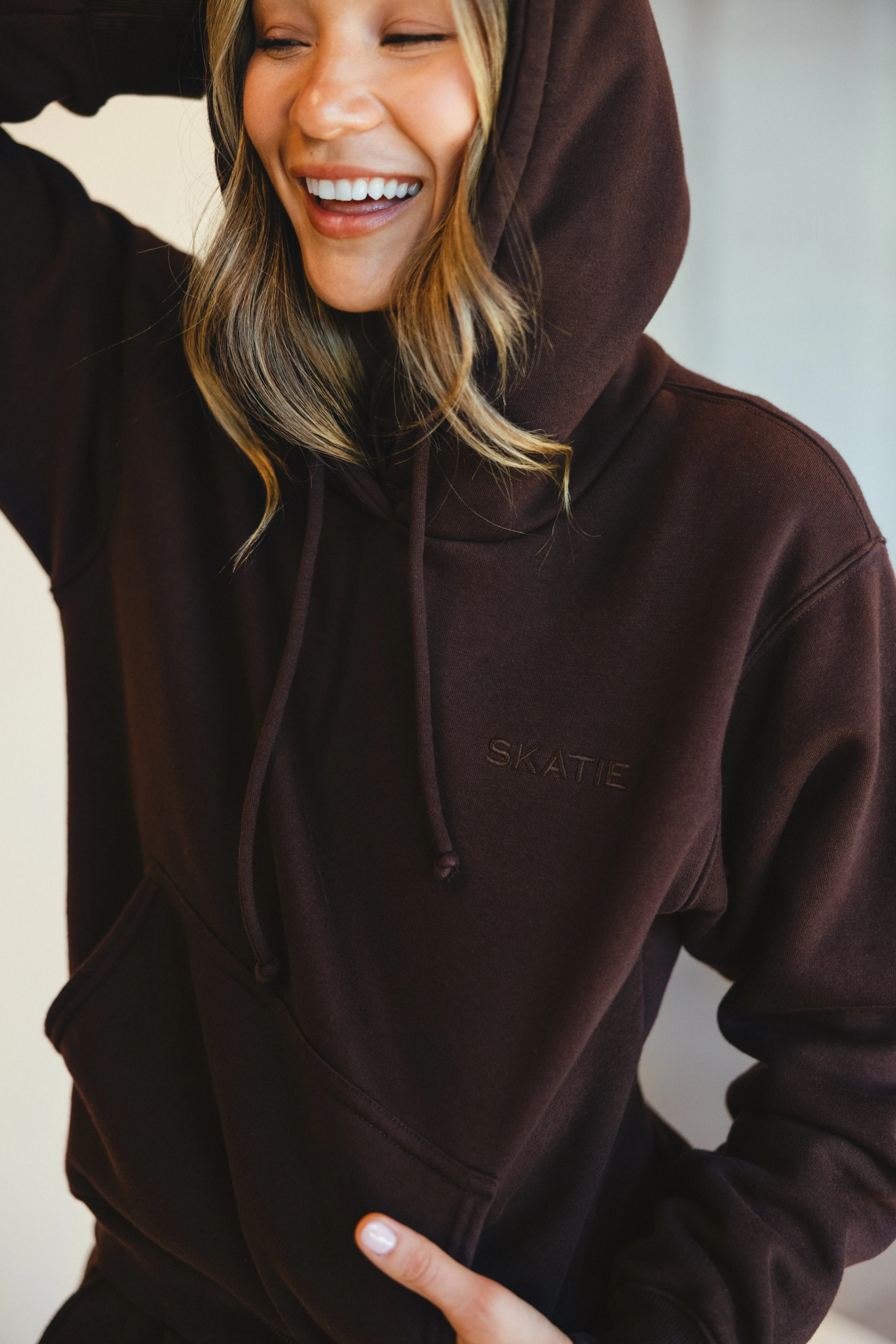 Wholesale ULTRALUX Ana Hoodie - Toasted sold by Skatie product image thumbnail 4