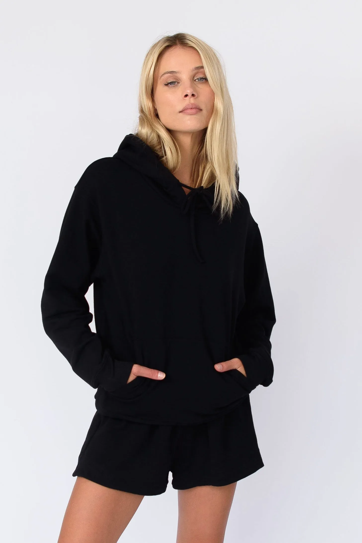 CLOUDLUX Ana Hoodie - Black sold by Skatie