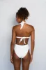 Monroe Bottom - White Micro Ribbed sold by Skatie
