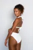 Monroe Bottom - White Micro Ribbed sold by Skatie