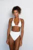 Monroe Bottom - White Micro Ribbed sold by Skatie