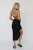 Dakota Ribbed Top - Black sold by Skatie