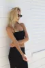 Dakota Ribbed Top - Black sold by Skatie