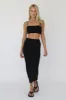 Dakota Ribbed Top - Black sold by Skatie