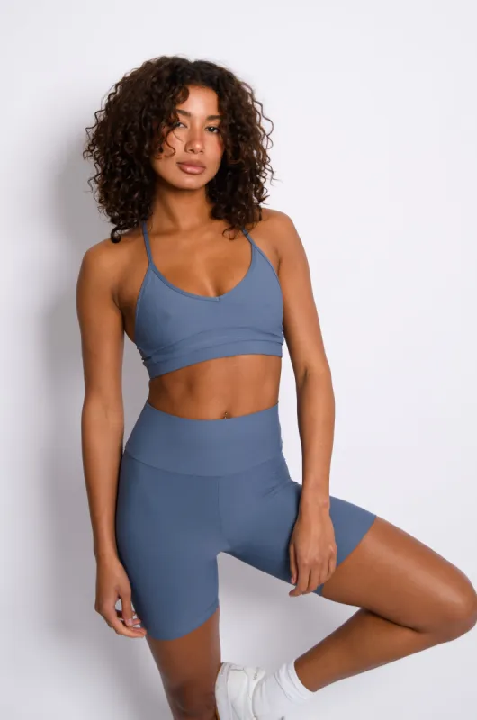 Zero Sports Bra - Denim sold by Skatie