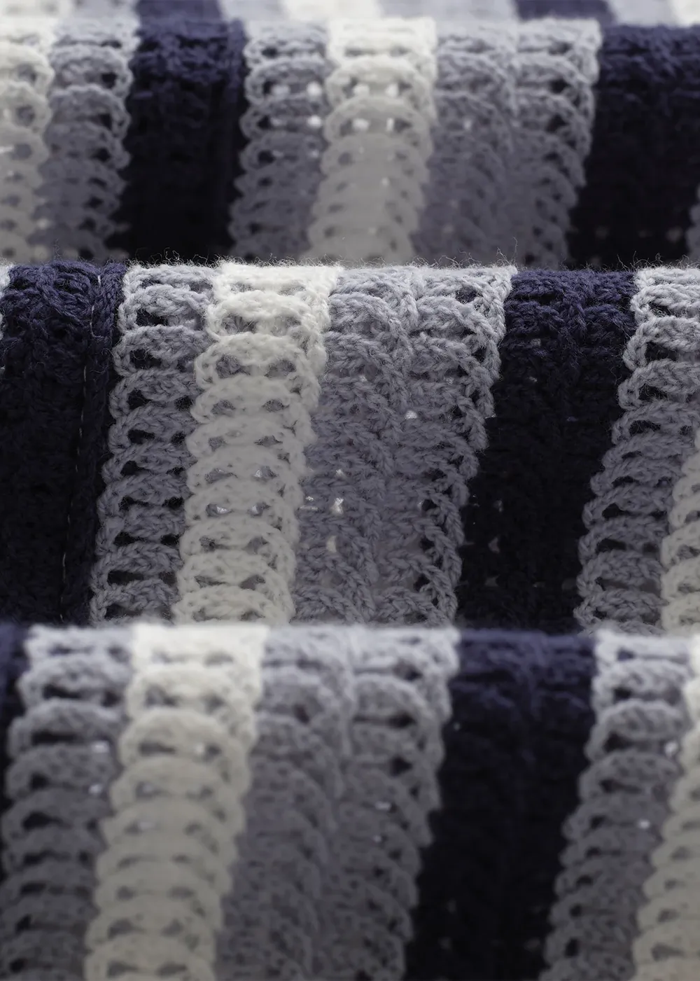 Porto Stripe Crochet Shirt sold by Denali product image thumbnail 4