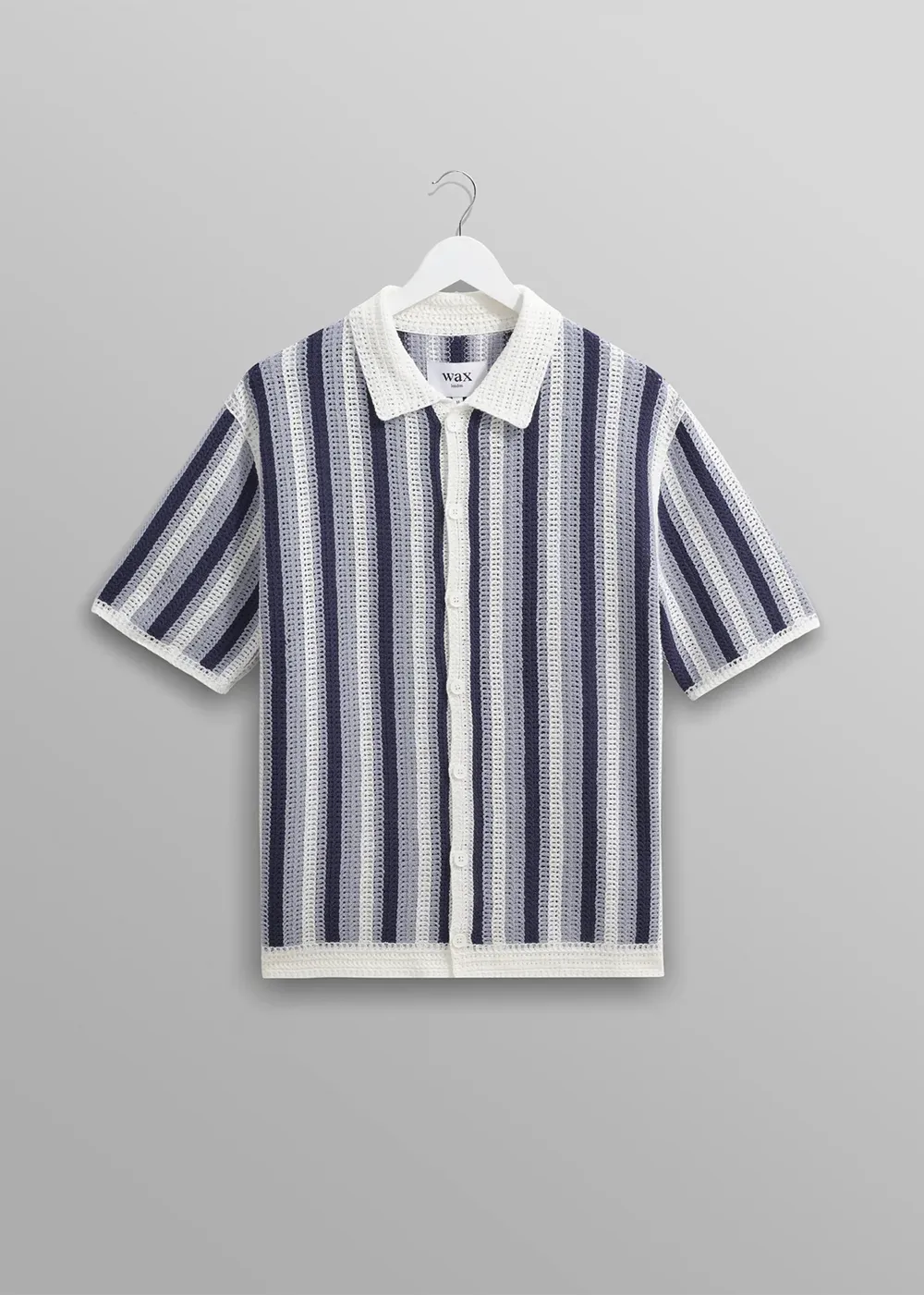 Porto Stripe Crochet Shirt sold by Denali product image thumbnail 2