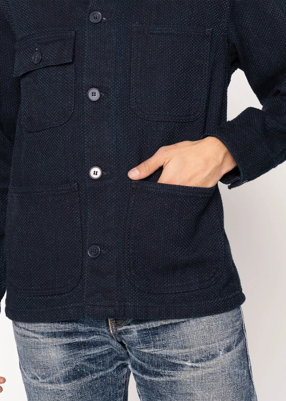 Chore Coat - Indigo Sashiko sold by Denali product image thumbnail 2
