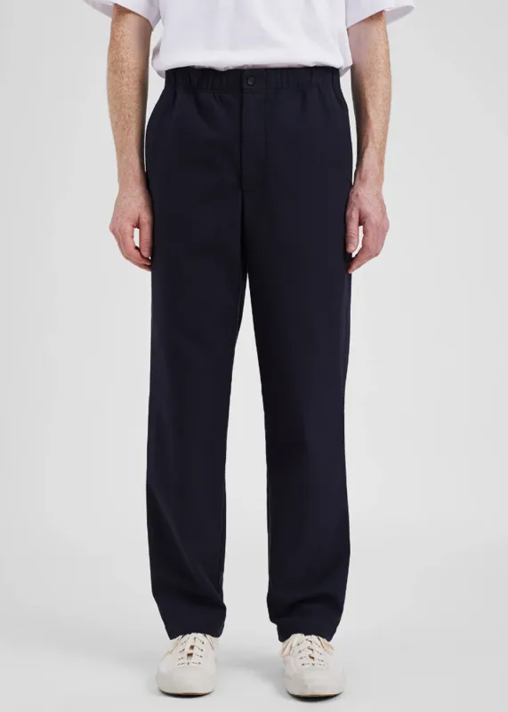 Ezra Relaxed Cotton Wool Twill Trouser sold by Denali