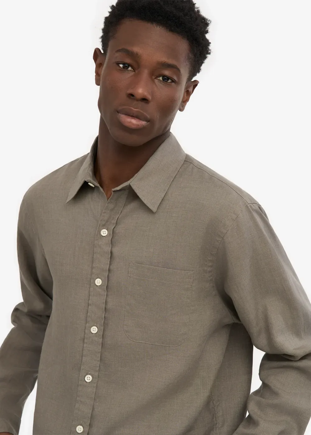 Organic Linen Shirt sold by Denali product image thumbnail 2