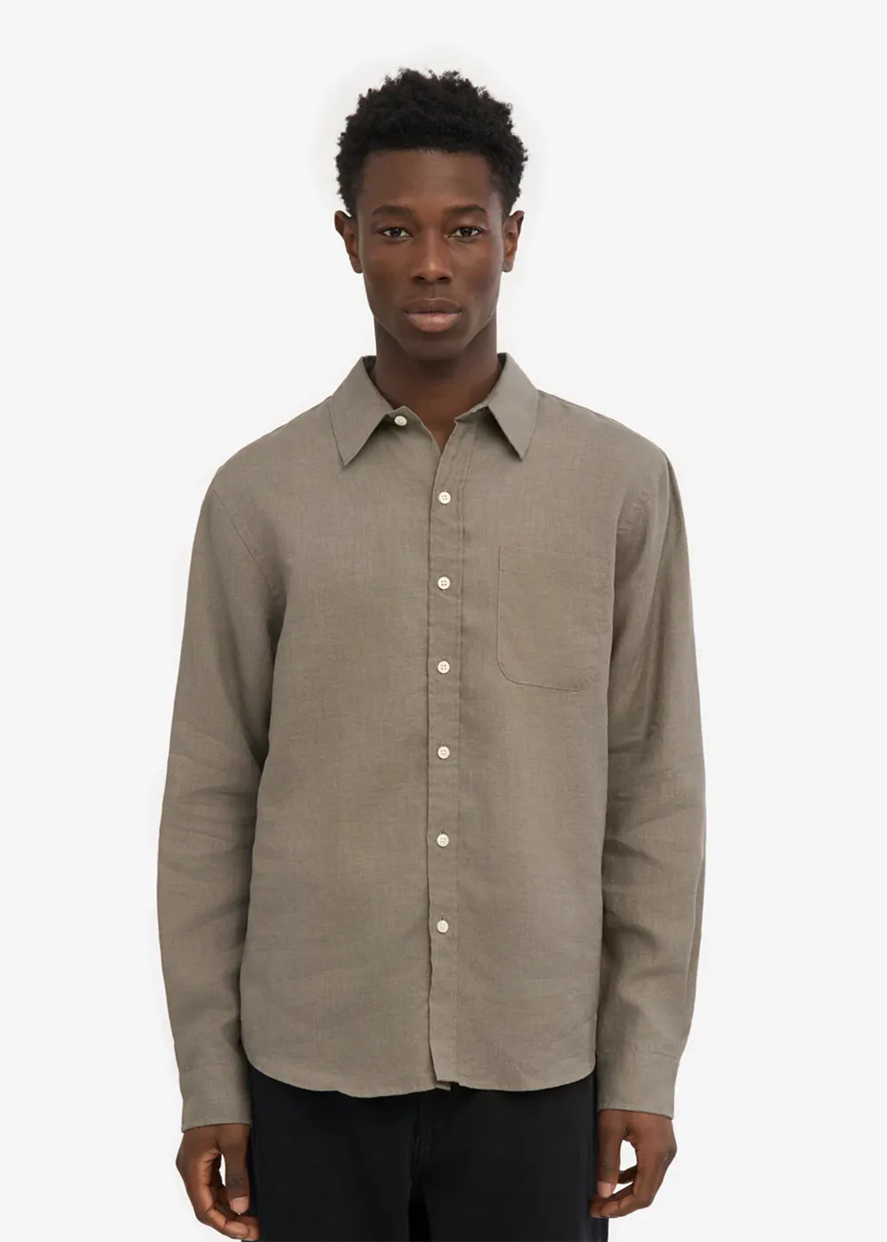 Organic Linen Shirt sold by Denali