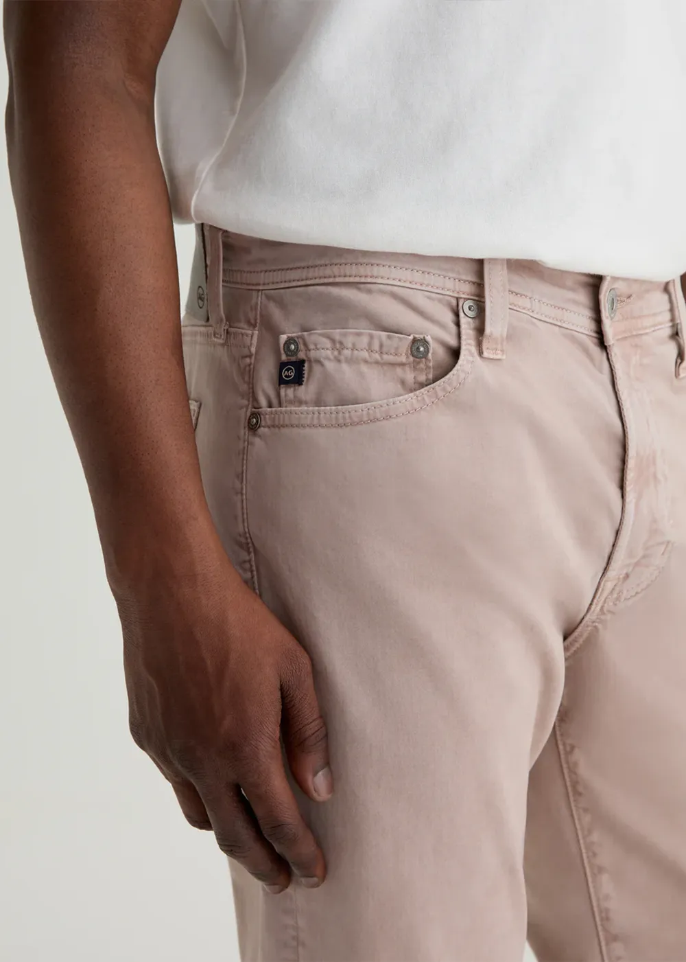 Everett Slim Straight Sateen Pant sold by Denali product image thumbnail 2