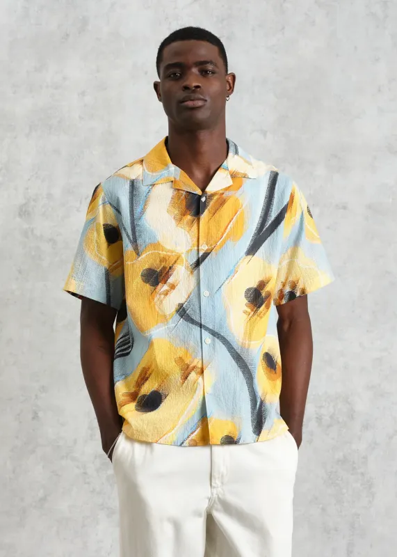Didcot Abstract Print Short Sleeve Shirt sold by Denali