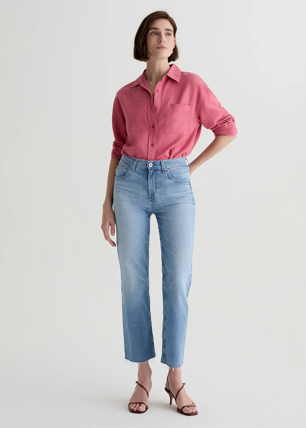Brinley Straight Leg Crop Jean sold by Denali