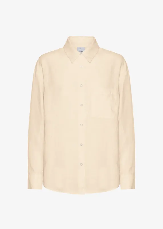 Organic Linen Oversized Shirt sold by Denali