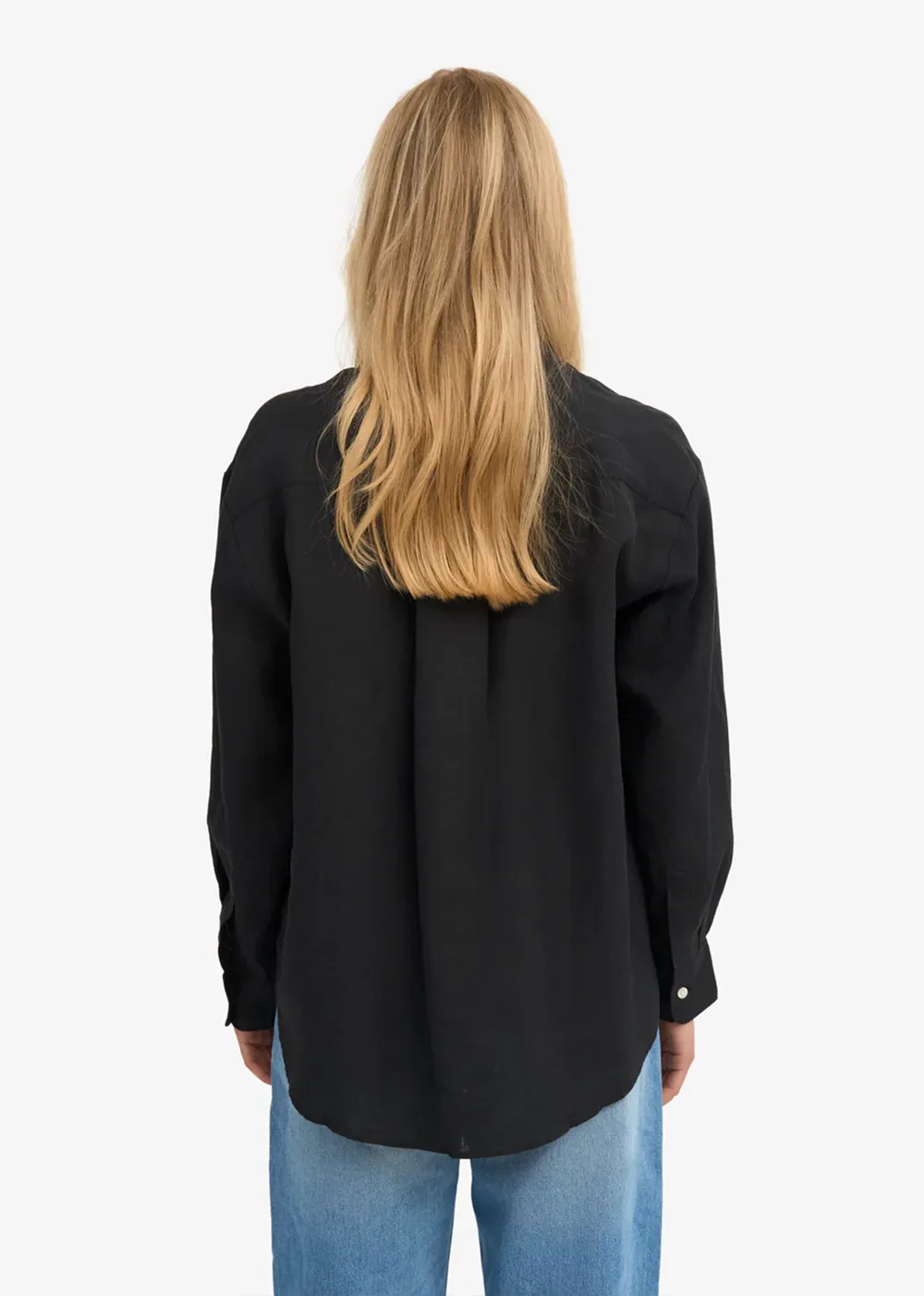 Organic Linen Oversized Shirt sold by Denali product image thumbnail 3