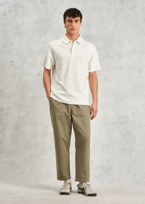 Shore Mini Texture Short Sleeve Polo sold by Denali