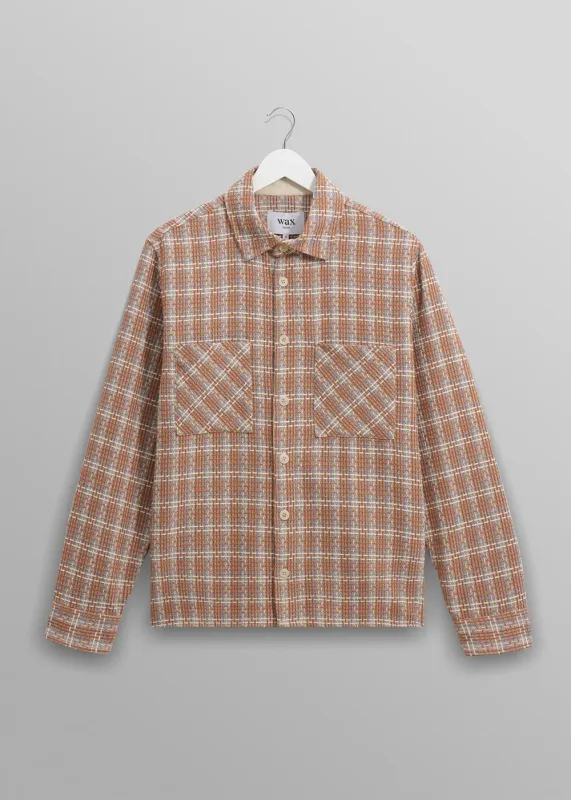 Whiting Ladder Check Weave Overshirt sold by Denali