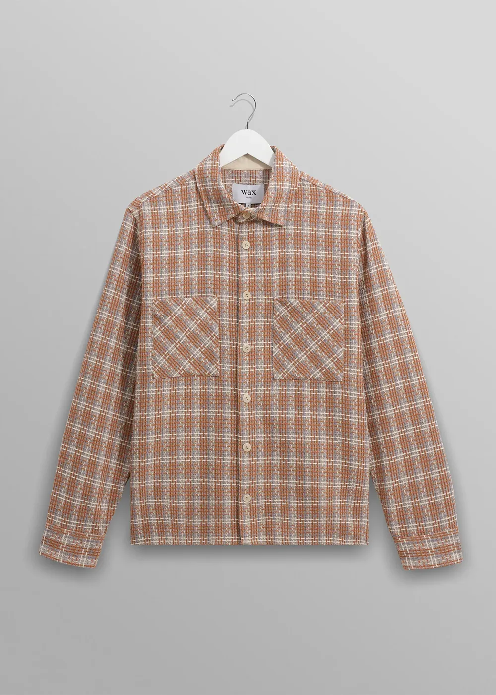 Whiting Ladder Check Weave Overshirt sold by Denali