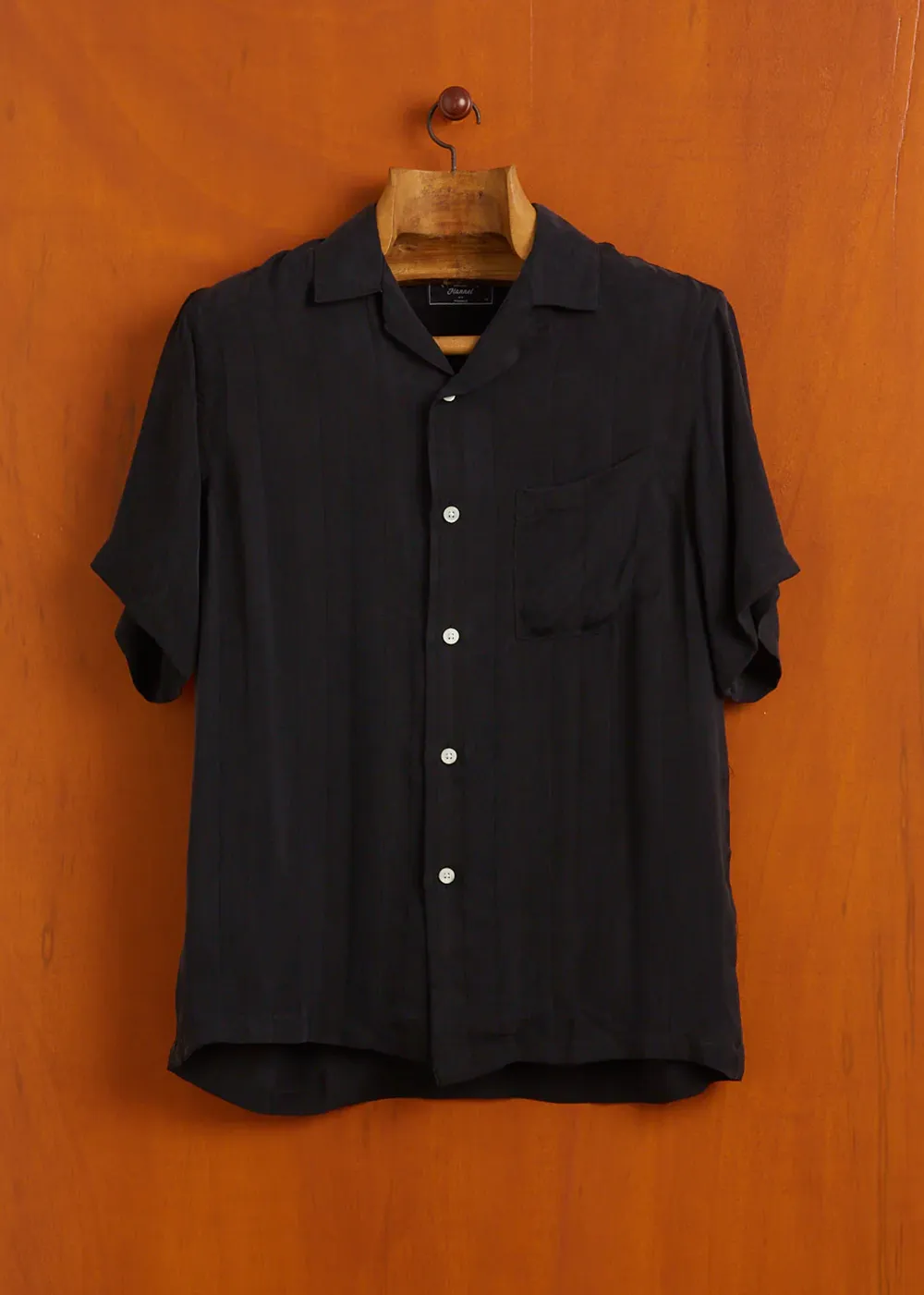 Cupro Stripe Short Sleeve Shirt sold by Denali