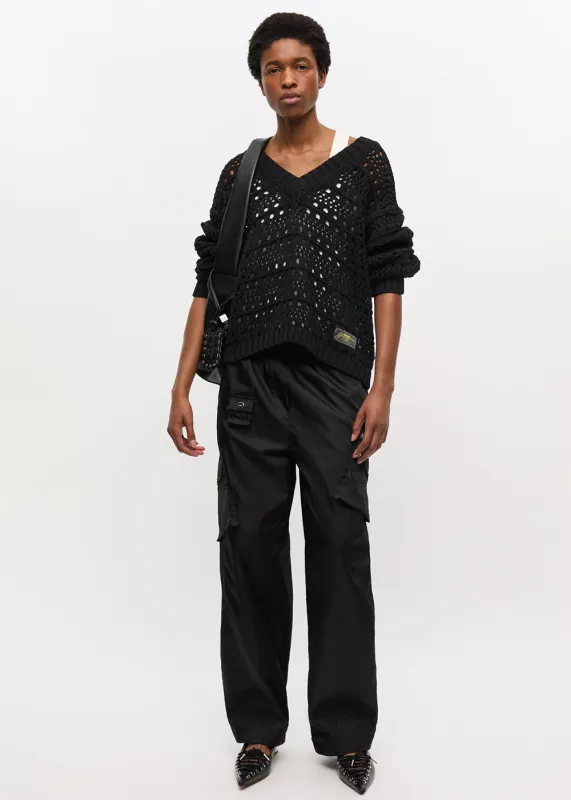 Cotton Mix V-Neck Sweater sold by Denali