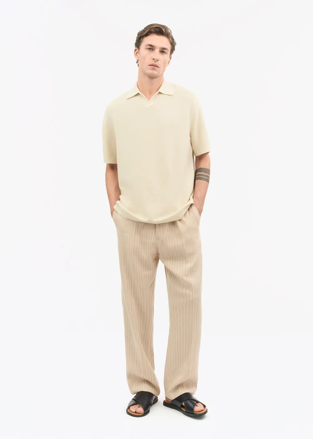 Eoin Cotton Linen Sweater sold by Denali