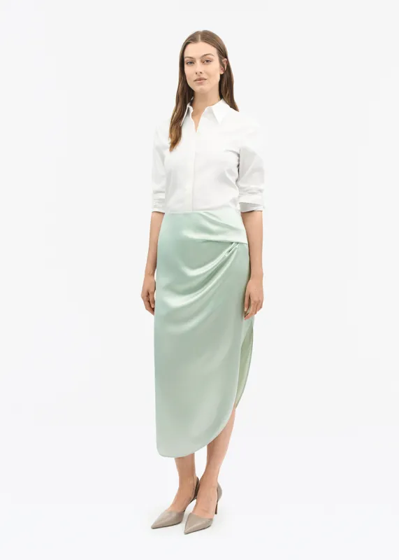 Valenie Satin Skirt sold by Denali