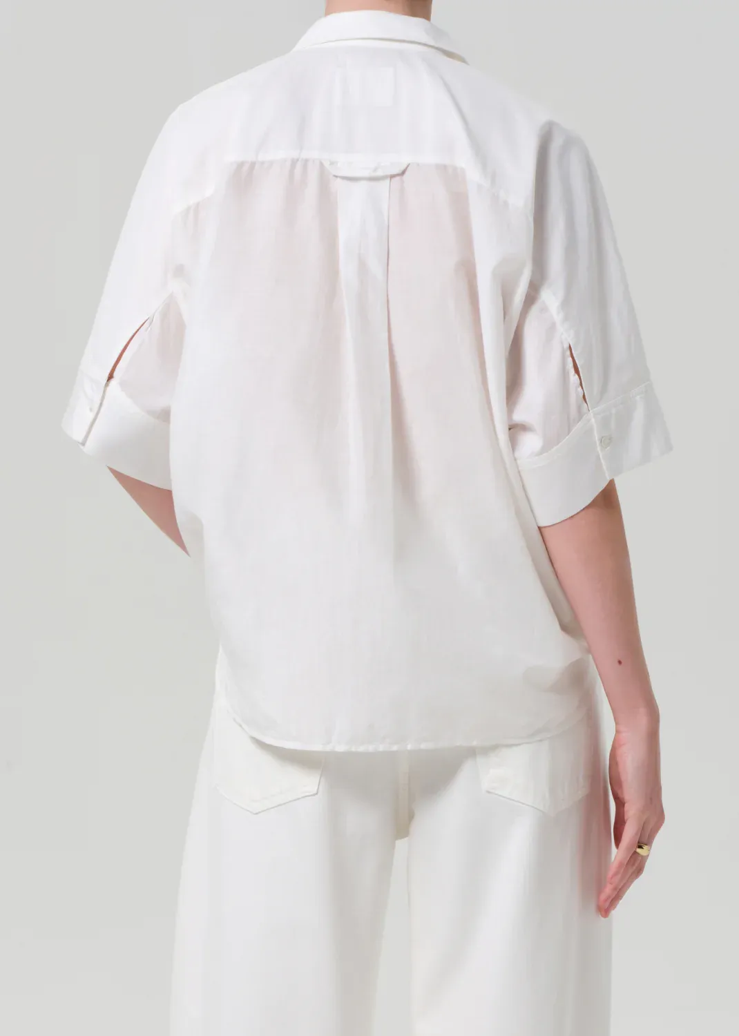 Claire Lace Insert Shirt sold by Denali product image thumbnail 2