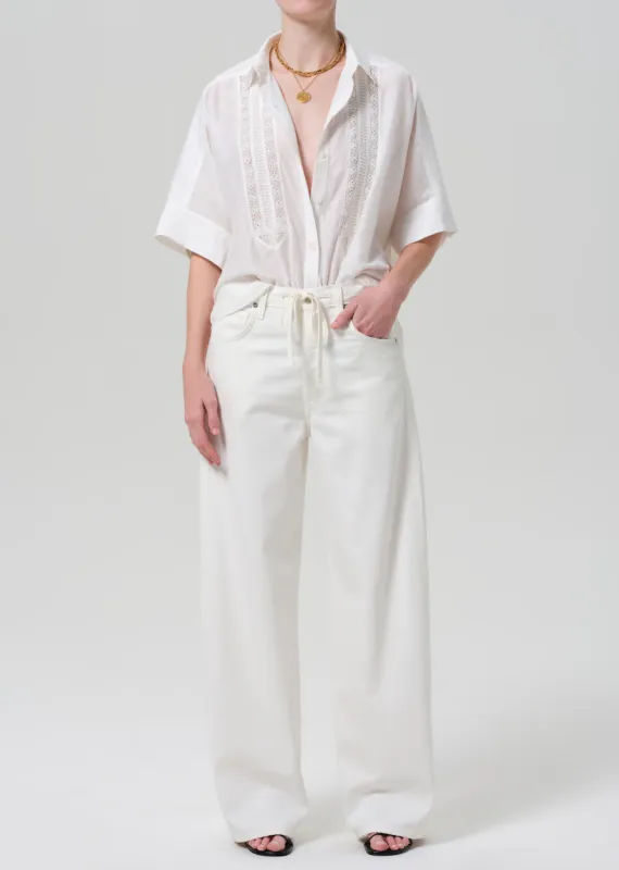 Claire Lace Insert Shirt sold by Denali