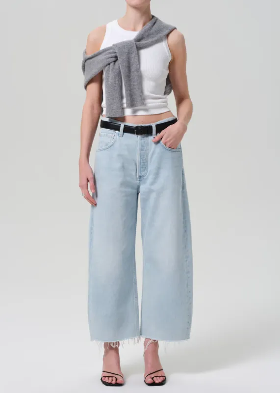 Ayla Baggy Raw Hem Crop Jean sold by Denali