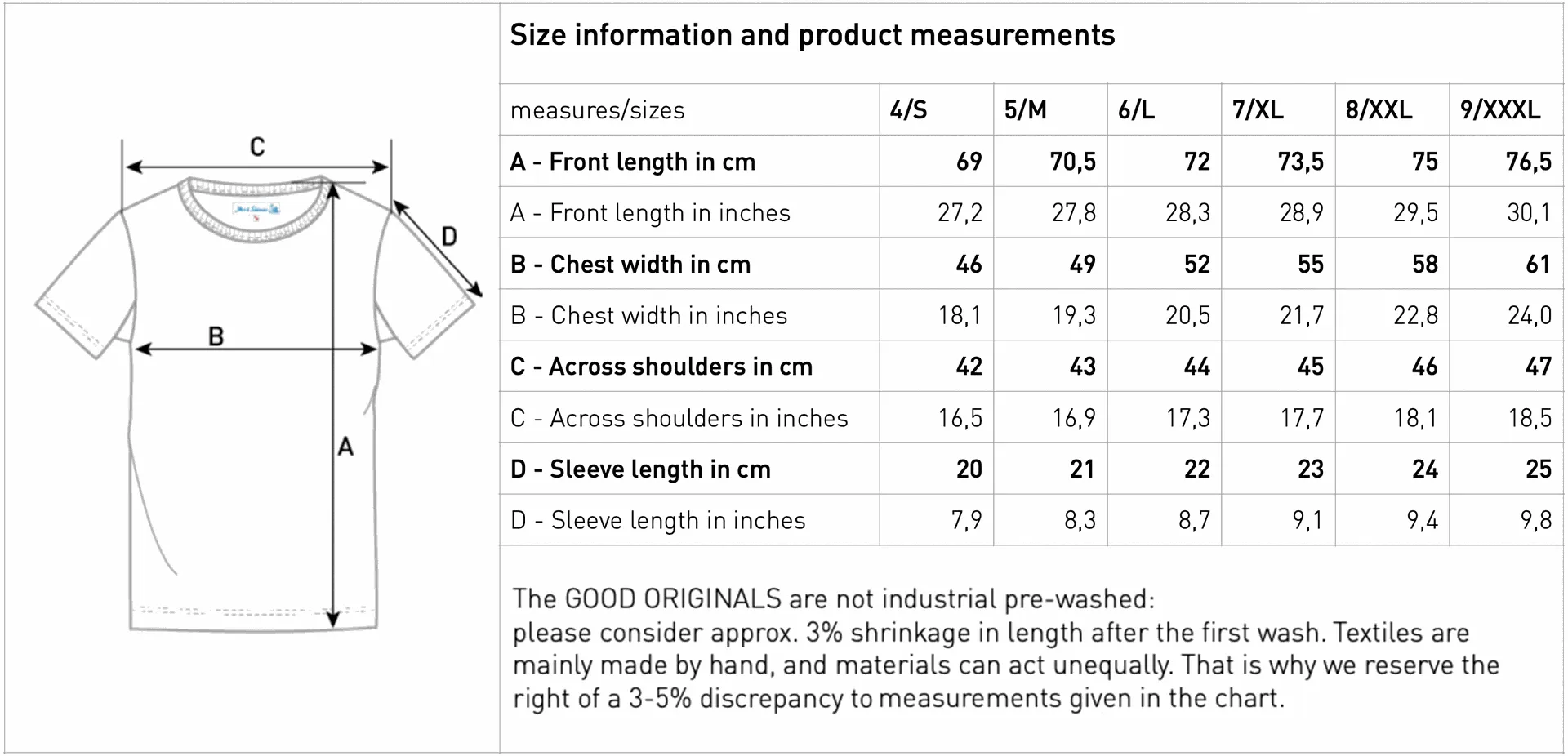 1950s Loopwheeled T-Shirt sold by Denali product image thumbnail 5