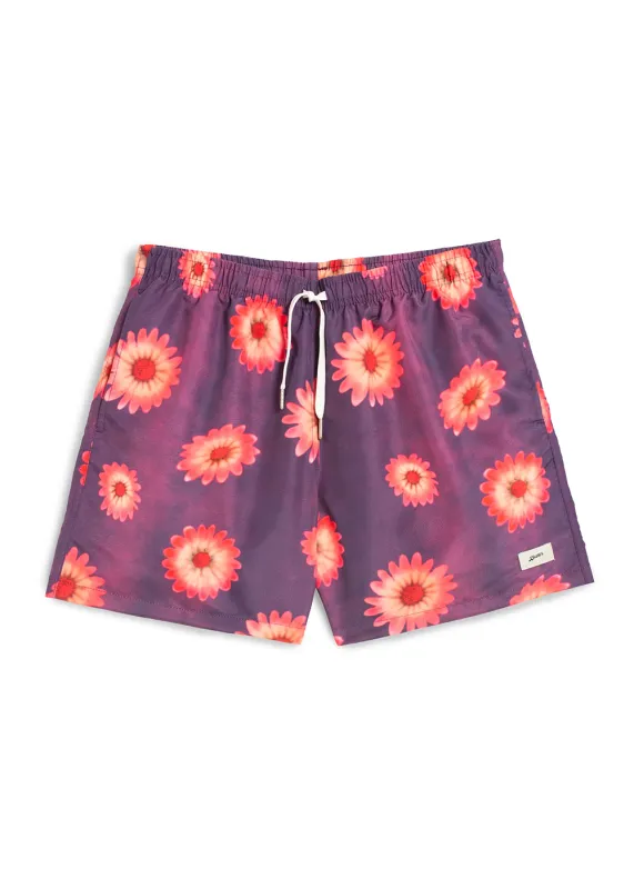 Raspberry Air Garden Swim Trunk made by Bather