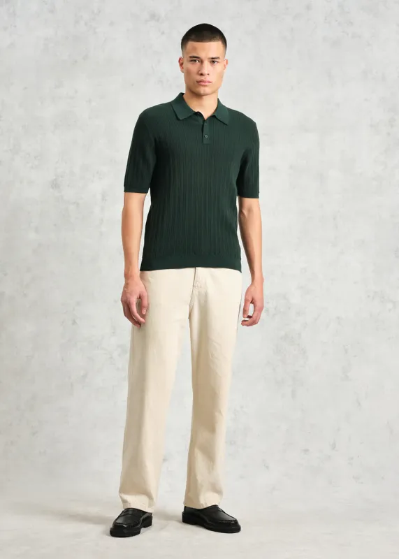 Naples Polo Vertical Knit sold by Denali