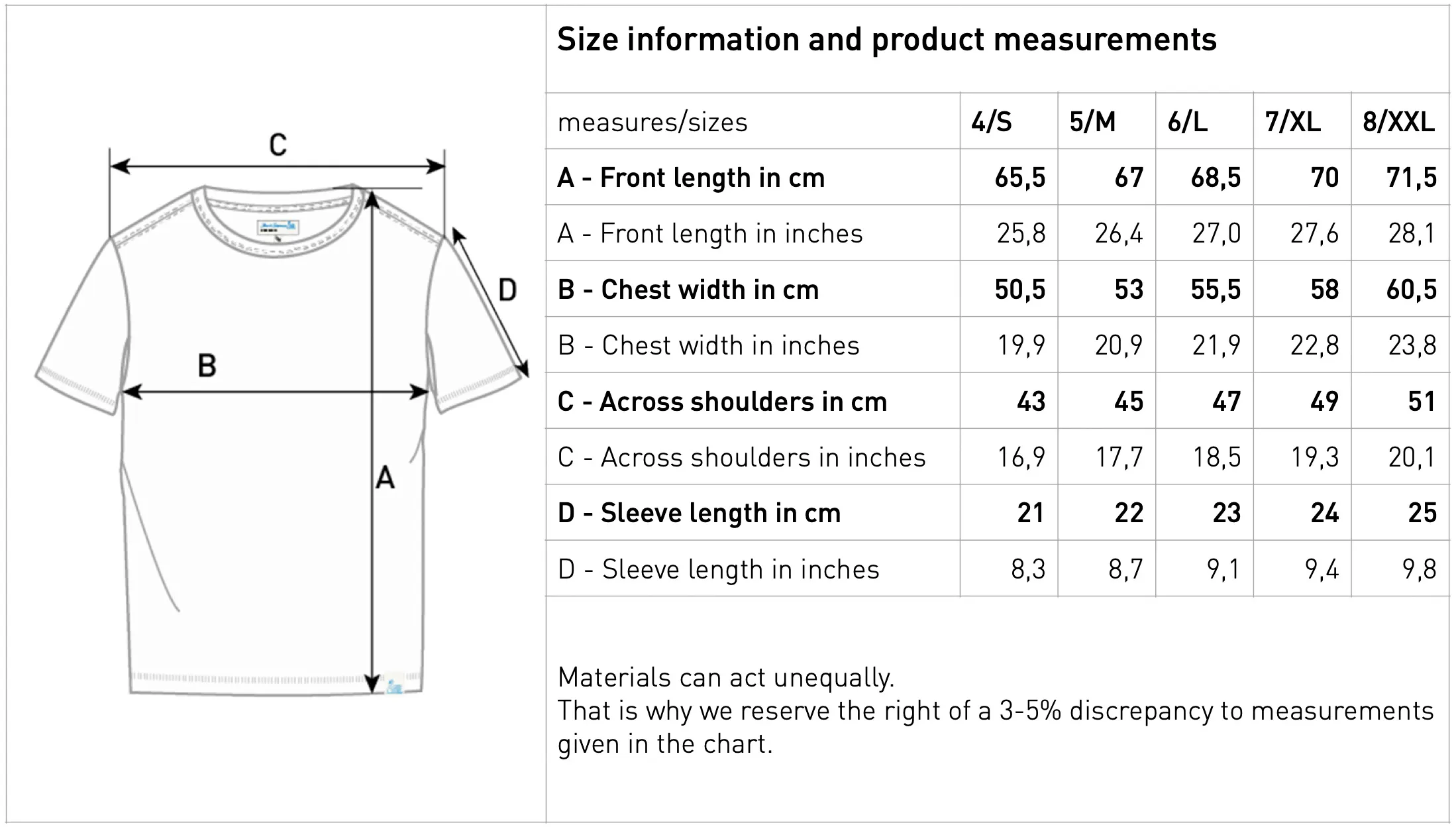 Classic Jersey T-Shirt sold by Denali product image thumbnail 3